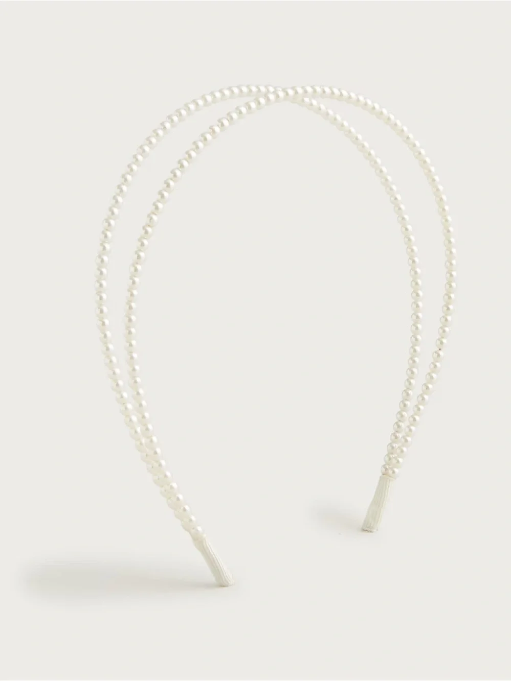 J crew Double pearl headband